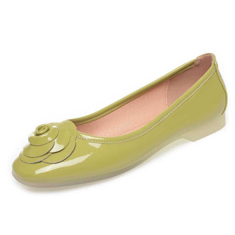 Spring Work Shoes Black Professional Women Comfort Round Toe Shoes Pumps Low-heeled Soft Leather Office Career Formal Shoes