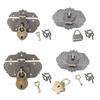 Industrial Jewelry Case Clasps Lock Simple Use Hardware Decorative Hardware Set