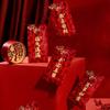 6PCS/SET Traditional 3D Cat Eye Red Envelopes Thickened Good Lucky Red Packets  Birthday