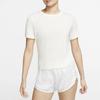 T Shirts Women's White Crew Neck Moderate Straight Fit CJ2432-110