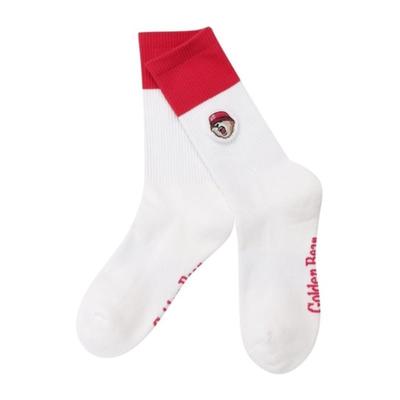 GOLDENER BÄR (FRAUEN) ColorBlock Mittellange Socken_G6LAX25232PIX