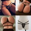 Women Letters Lace Floral Bandage G-string Thongs Bikini Briefs Sexy Panties