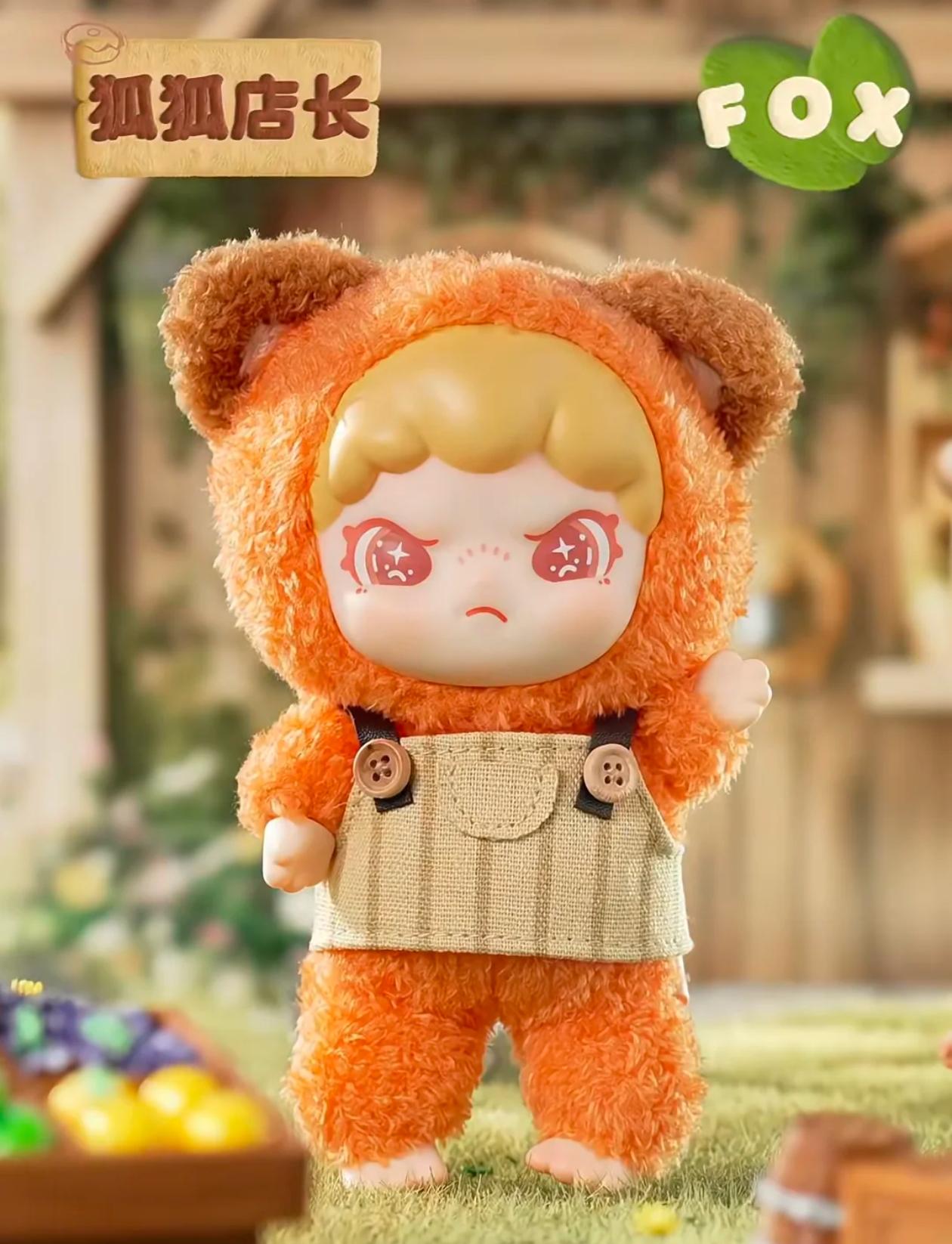 Authenti Dora Furry Animal Series Trendy Toy Cute Doll Handmade Surprise Birthday Gift Collectible Toys
