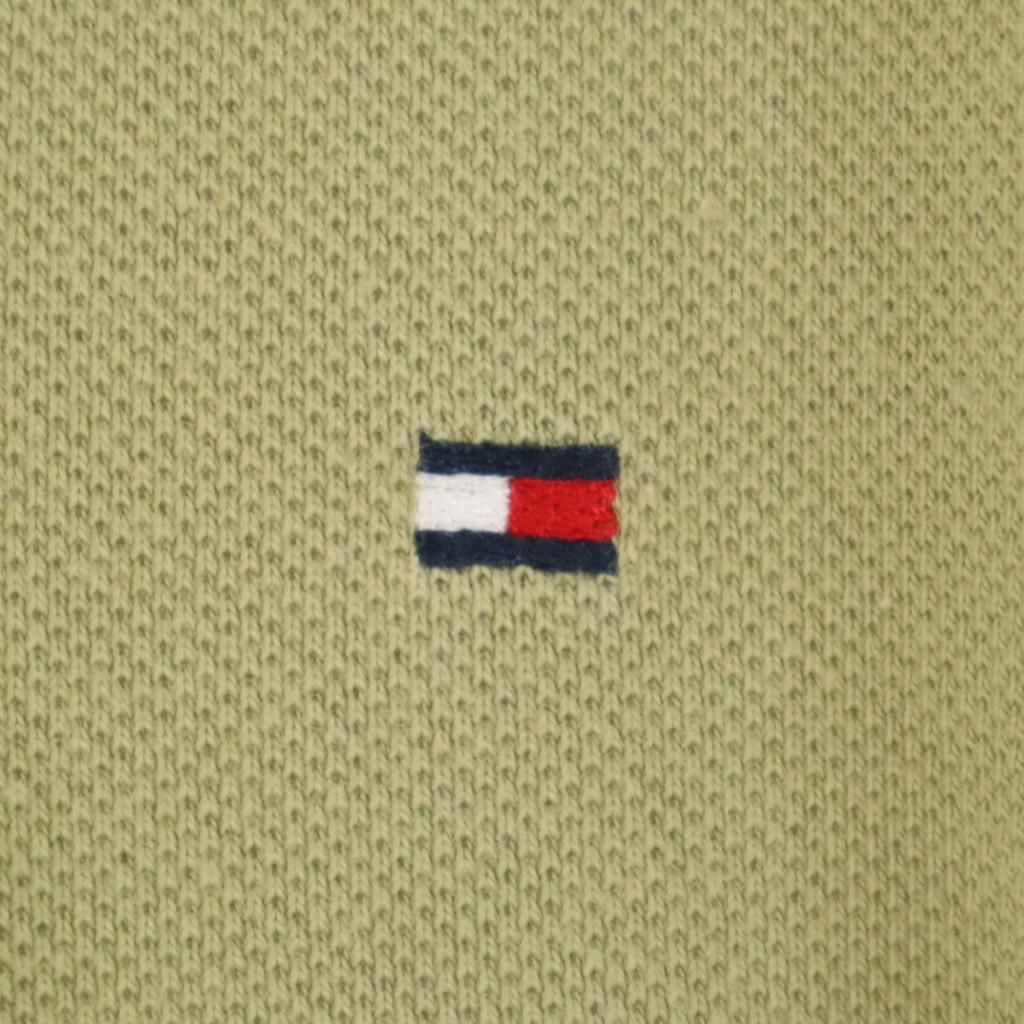 Tommy Hilfiger Short Sleeve Polo Shirt M Olive Men's Used