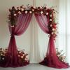 10/5/3/2/1M Wedding Tulle Backdrop Curtains,Sheer Backdrop Curtains,Birthday Party Baby Shower,Photography Backdrop Decoration