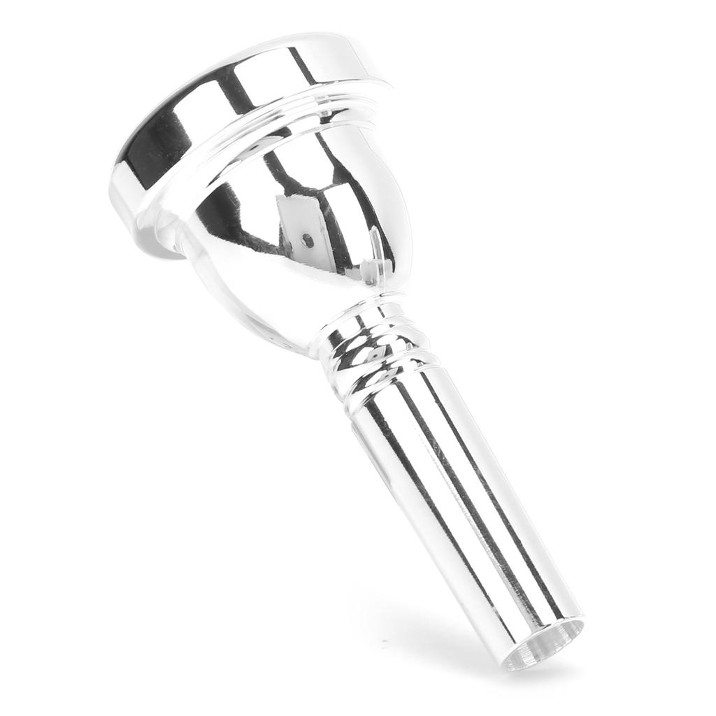 Posaunenmundstück Tenor Großer Schaft Mundstück Metall 12,7 mm 5G Zubehör Ersatz TR?03Silber