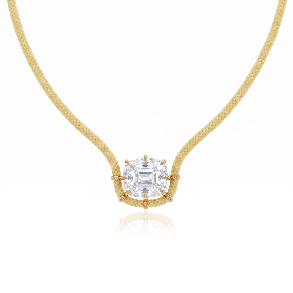 Geometric Zircon Pendant Necklace Vintage Rhinestone Collarbone Chain Gift