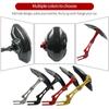 Motorcycle And Bike Adjustable Imitation carbon fiber aluminium alloy Rear Wheel Fender Mudguard Universal Extender Accessories