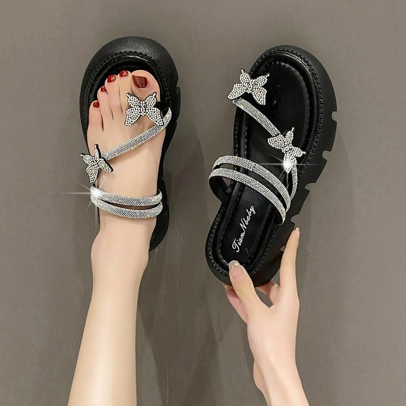

Новые шлепанцы с ромбовидной подошвой, женская летняя одежда, модные сандалии с увеличенной подошвой, женская обувь