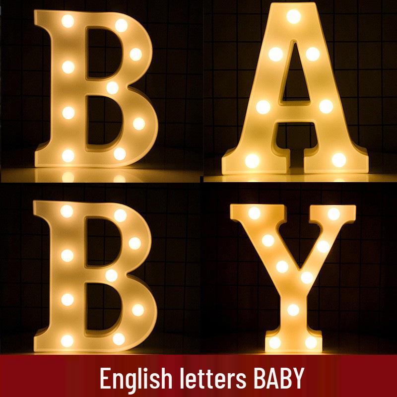 LED Letter Lights: Surprise Birthday, Proposal & Party Decoration
