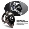 Auto Metall One-Click Startknopf Abdeckung Schutz Dekorative Abdeckung Zubehör Für C1 C2 C3 C4 C4L C5 C-ELYSEE C6 C8 VTS