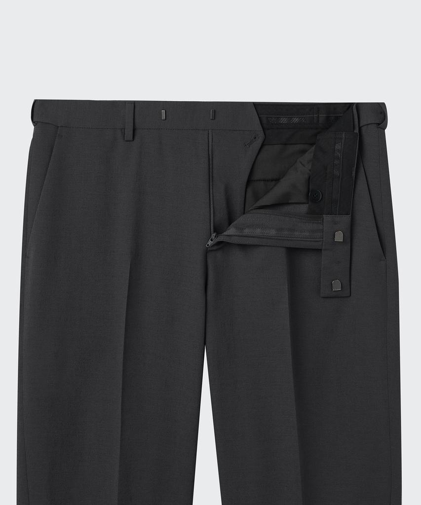 MUSINSA STANDARD Cool Touch Semi-Wide Hidden Banding Slacks [Gray]