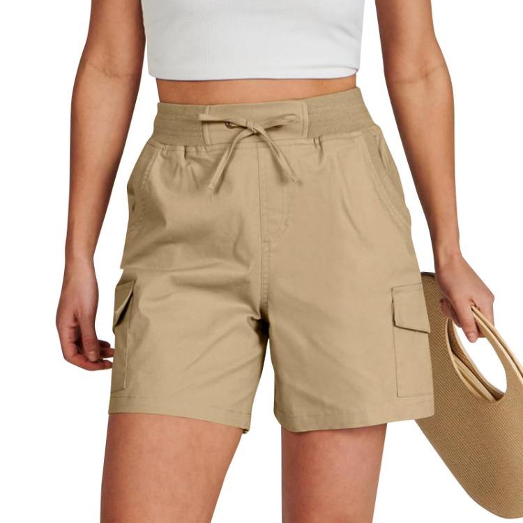 Women High Waist Summer Cargo Shorts Casual Formal Outdoor Hiking Fashion Shorts