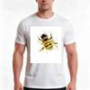 Honey Bee Tshirt Summer Casual Cotton Tee Oversized Streetwear Tops Vintage Graphic Print Loose Fit Short Sleeve