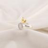 Round Selenite Stone 925 Silver Handcrafted Wife Gift Eternity Promise Boho Ring RR-58-45