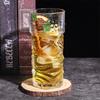 Creative Transparent Glass Hawaiian Tiki Cup, Unique Wine Glasses Bar Accessories Cocktail Glass, Juice Cold Drink Beer Glass