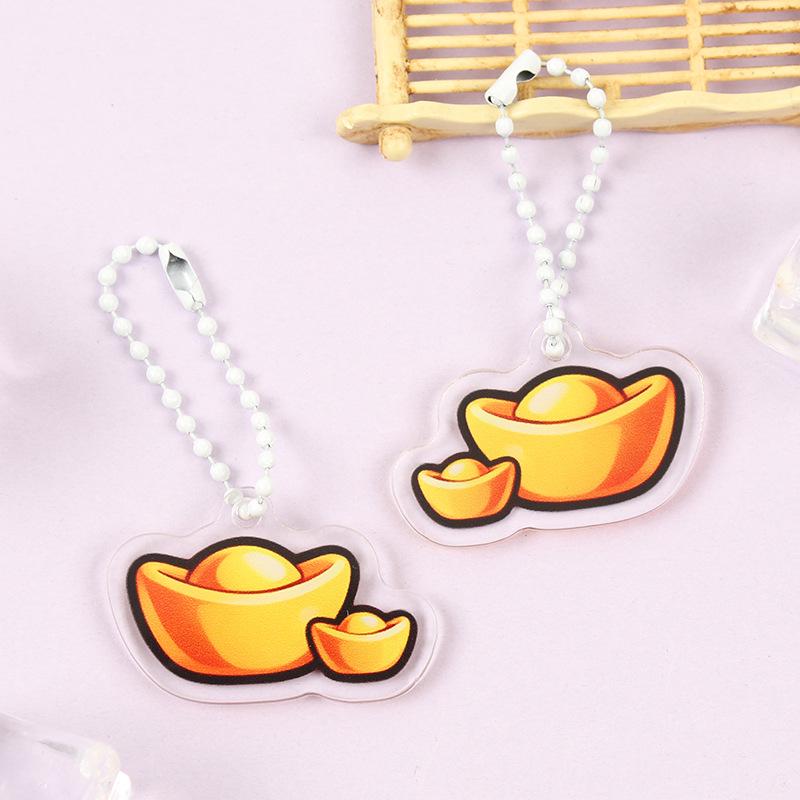 Acrylic Keychain Pendant: Creative Wedding Festive Ornament & New Year Souvenir