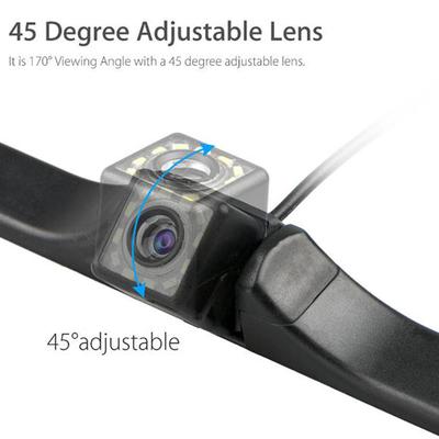 Waterproof 170° Hd Car Rearview Reverse Backup Camera License Plate Night Vision