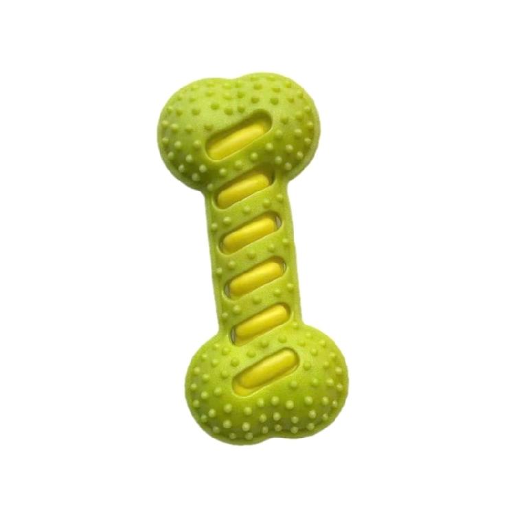 Squeaky Dog Chew Toy Dog Teeth Cleaning Toy for Training,Playing,Chewing Toughs Durable Dogs Bone for Teeth Cleaning