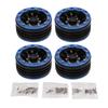 4pcs Aluminum Alloy Wheel Hub Set CNC Machining RC Car Upgrade Parts for 1 10 RC Crawler Vehicle