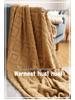 Knitted Jacquard Throw Blanket for Sofa, Office, or Nap