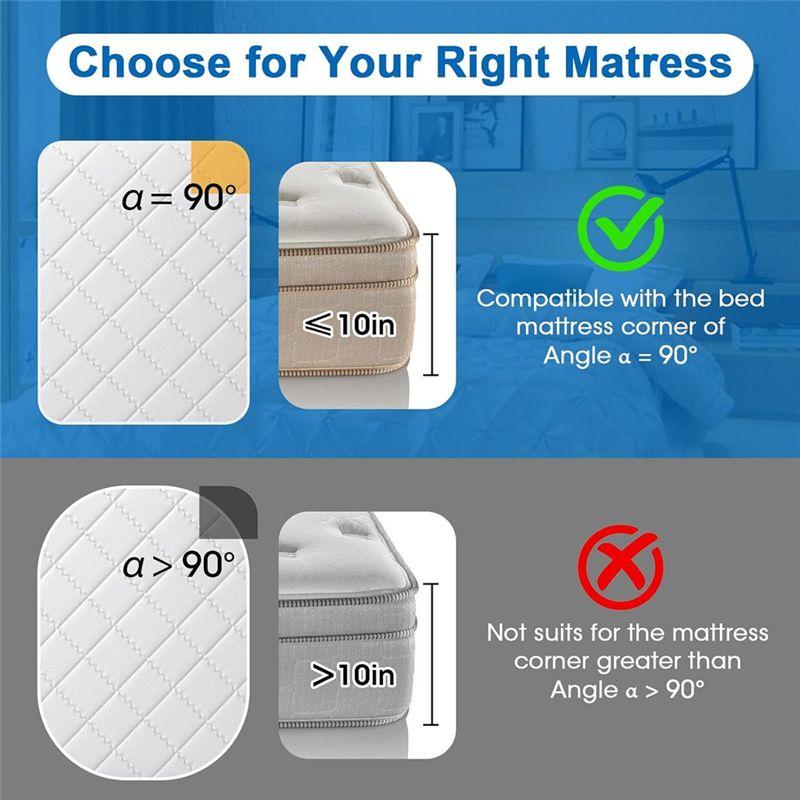 M-Modern-4PCS Bed Sheet Holders Straps Fitted For Thin Mattress,Bed Sheet Clips Fasteners For Corner Heavy Duty