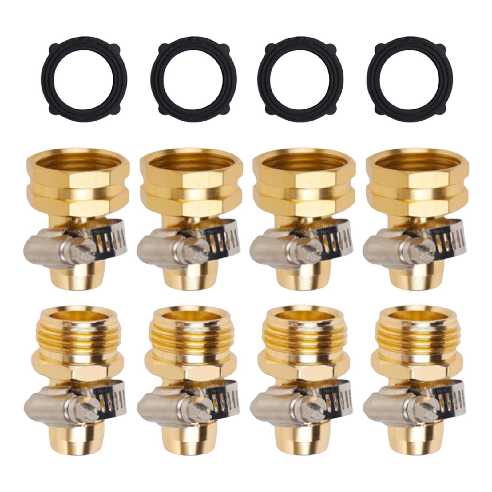 

Соединители для ремонта садового шланга, хомуты из нержавеющей стали для шлангов 3/4 дюйма, устойчивы к коррозии, просты в установке, долговечны