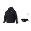 adidas ESSENTIALS 3 Stripes Down Jacket Men's Black KH3987