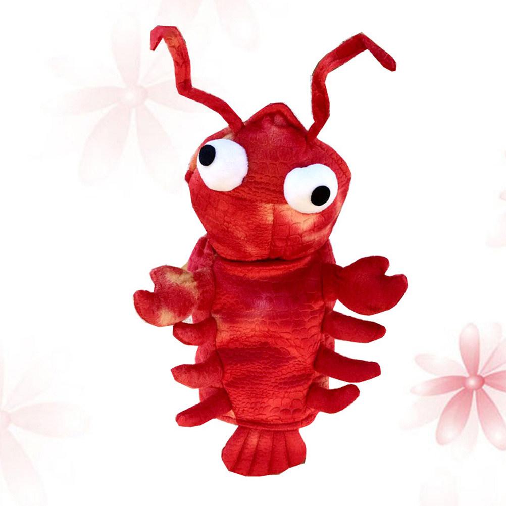 Red L Size Lobster Design Pet Garment for Puppy Kitten Warm Comfortable Dog Cat Clothes Autumn Winter Outdoor Walking Wear