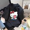 Cartoon Kitty Cat Cotton Shortsleeved Tshirt Unisexs and Womens Summer Printing Versatile Casual Loose Top Clothing 2026
