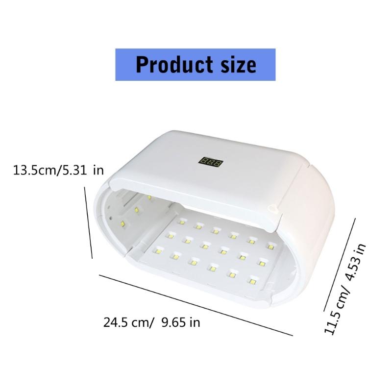 High Intensity 96W UV Lamp for Efficient Resin Curing Professional Nail Light with Time Control Multifunctional LED Lamp