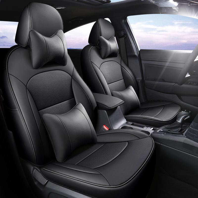 Hyundai Elantra Leather Car Seat Cushion - Perforated, All-Season, 5-Seat Compatible