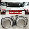 Wooeight 2Pcs Front Bumper Fog Lamp Light Bezel Cover Fit For Land Rover Range Rover L322 2002-2009 2010-2012 Car Acceesories