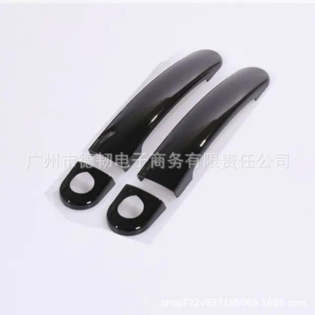 Compatible with 2004-2009 Golf 5: Glossy Black Door Handle Sticker and Outer Decoration