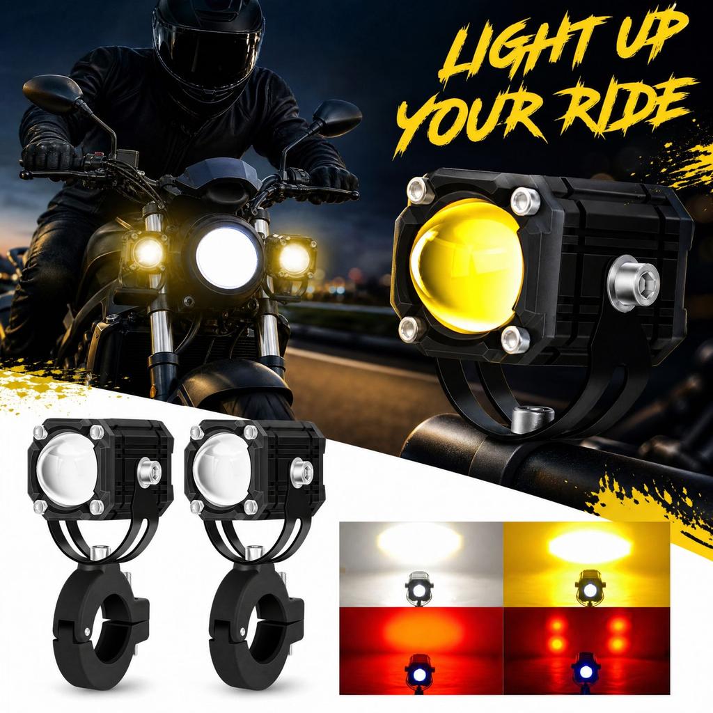 Headlight with Eye, Auxiliary Spotlight for E-bike and Scooter