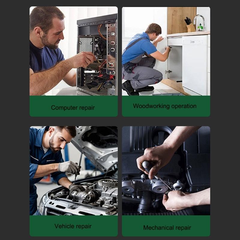 Professional Steel Screwdriver Bit Adapter Extended Shafts Nut Driver Suitable for Multiple Socket for Complex Tasks