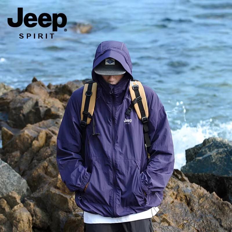 

JEEP SPIRIT Men s Quick-Dry Sun Protection Outdoor Jacket S