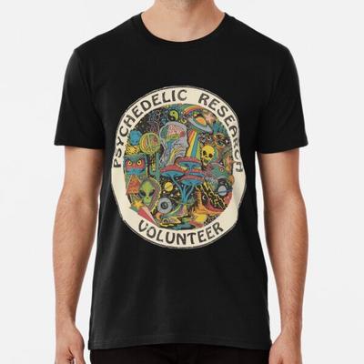 Wolontariusz Badań Psychedelicznych S do 5XL Wyprodukowano w AU/USA T-Shirt