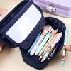 Durable Kawaii Stationery Large Capacity Canvas Pencil Case Good Selling School Supplies Customizable Size KOUZIO Brand Various