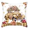 Modern Simple Linen Pillowcase Christmas Home Sofa Atmosphere Decoration Winter Christmas Bedside Cushion