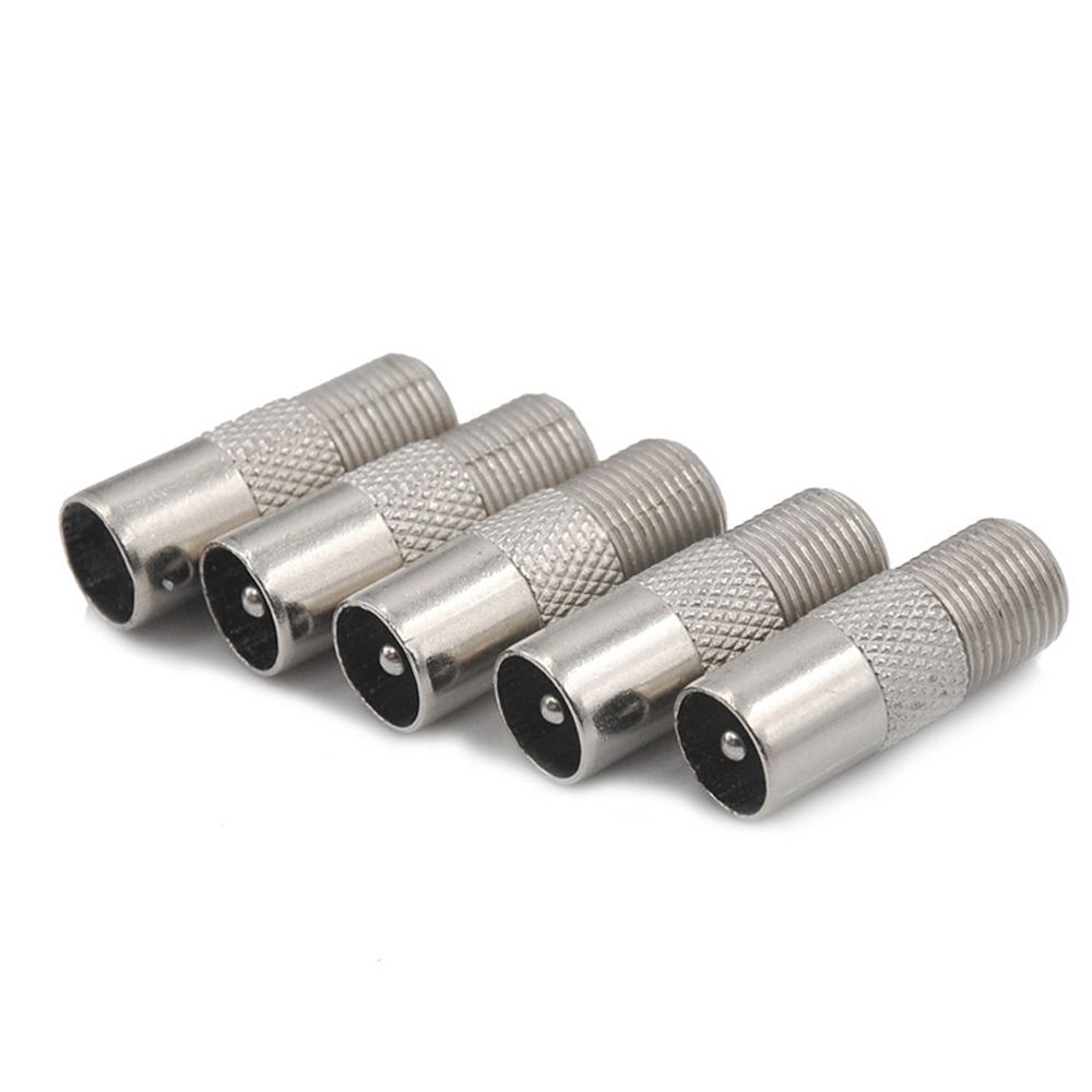 PAL 2pcs Antenna Plug Adapter RF Coax 9.5mm Converter Adaptor Connector F To RF male
