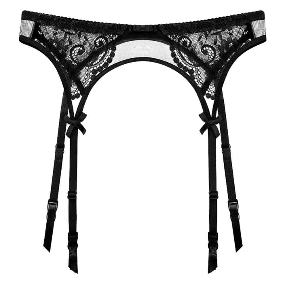 

Подвязка Сексуальное Кружево Регулируемая Полностью Кружевная [FUPUONE] Пояс, Нижнее белье, Длина, (Черный, Л) чёрный