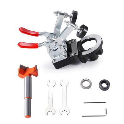 35mm Carpenter Woodworking Hole Opener Hinge Drilling Opener Aluminium Alloy Hole Puncher Hinge