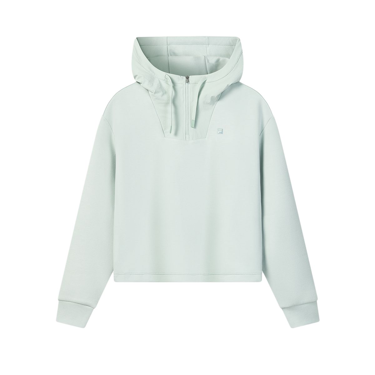 Fila Белое вязаное свободное худи женские топы F11W613212F-TQ M