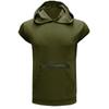 Men's Sleeveless Hooded Sports Vest - Summer Fitness Outdoor Zipper Hoodie