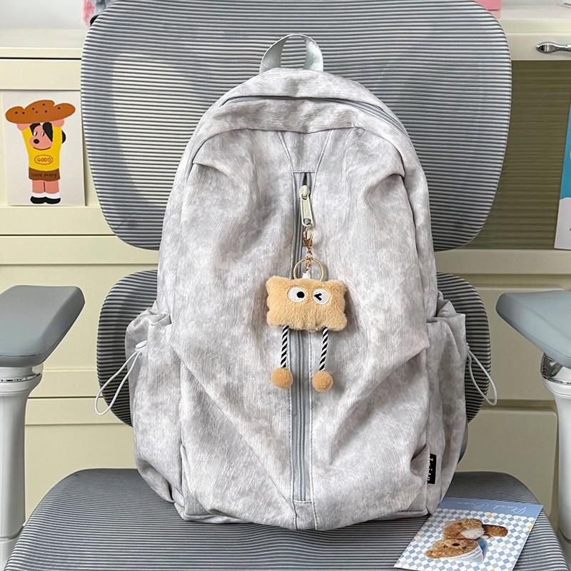Schoolbag new backpack women's travel lightweight schoolbag girls college students design sense niche ins lightweight spring outing backpack