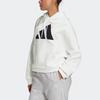 (WMNS) adidas Contrasting Colors Logo Sports Pullover Hoodie Asia Edition White Women's GC9168