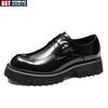 Italienische Lackleder Herren Abendschuhe Luxusmarke handgefertigte Mode Plattform elegante echte Leder Hochzeit Oxfords Schuhe Mann