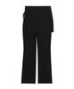Nigaennikol Bootcut Layered Pantskirt_Black