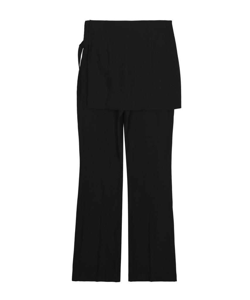 Nigaennikol Bootcut Layered Pantskirt_Black